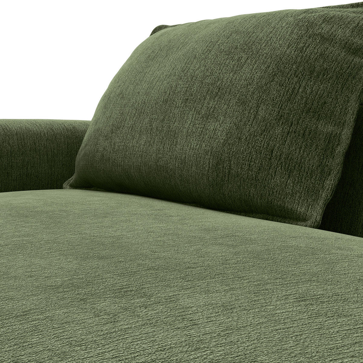 2,5-SITZER SOFA - Grün, Textil (217/82/156cm) - home24