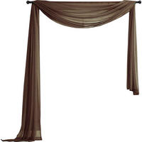 QUERBEHANG 1ER SET HxB 140x600 Braun - Braun, Textil (140/600cm) - Gardinenbox