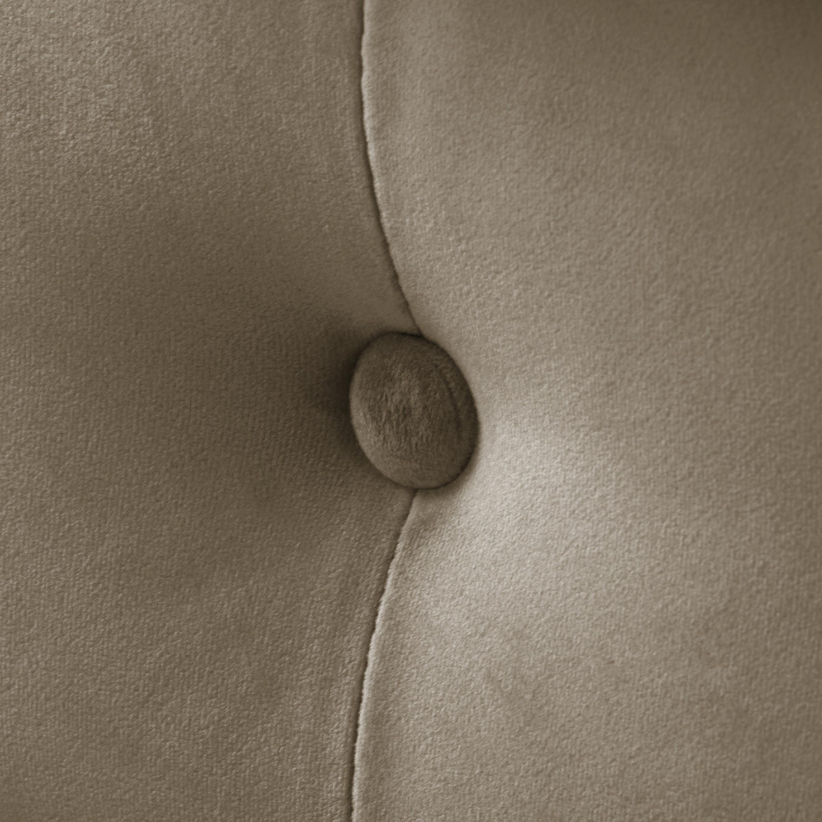 3-SITZER SOFA - Samt - Hellbraun, Textil (250/93/100cm) - home24