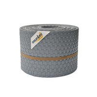 SICHTSCHUTZSTREIFEN Rattan für Doppelstabmatten UV-beständig Hellgrau 10x 2,55m - Hellgrau, Kunststoff (2550/19cm) - ZAUN|ZU