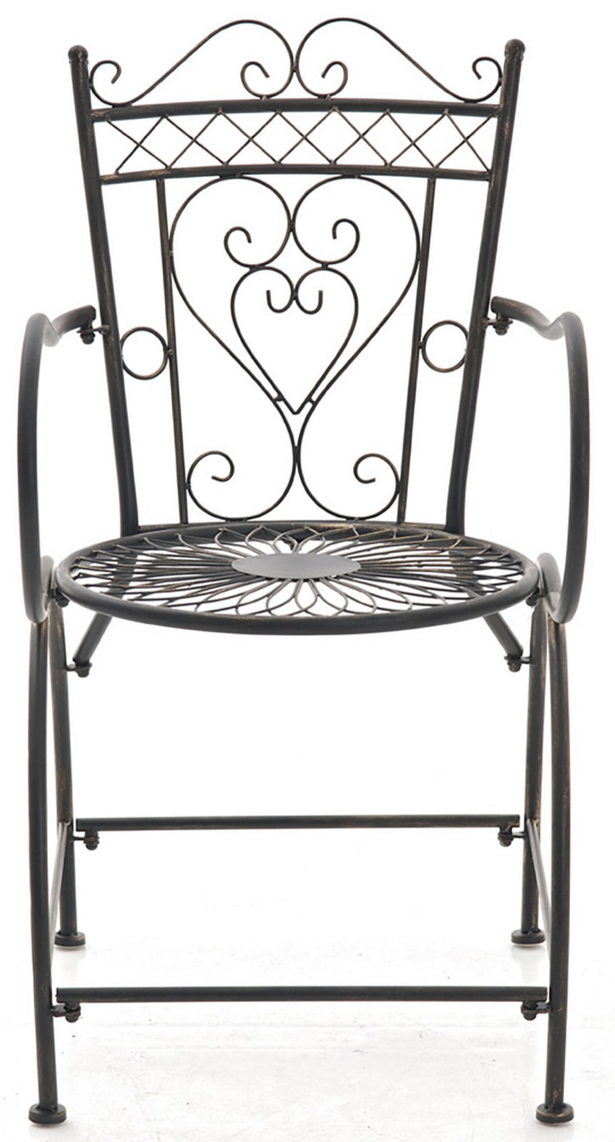 GARTENSTÜHLE Sheen - 2er Set - bronze - Braun, Metall (48/48/88cm) - TPFGarden