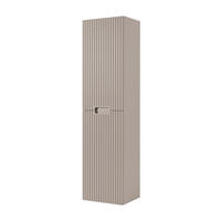 BADEZIMMERSCHRANK : Kaschmir, 35 x 136 x 27 cm - Beige, Holzwerkstoff (35/136/27cm) - 3XE LIVING