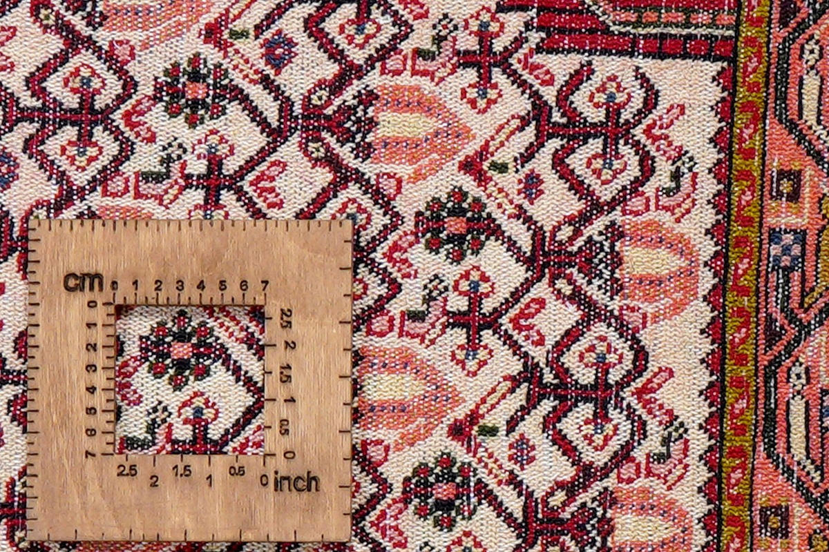 LÄUFER Orient handgeknüpft Assadabad Beige, Rot 195/81 cm Schurwolle - Beige/Rot, Textil (81/195cm) - Looma