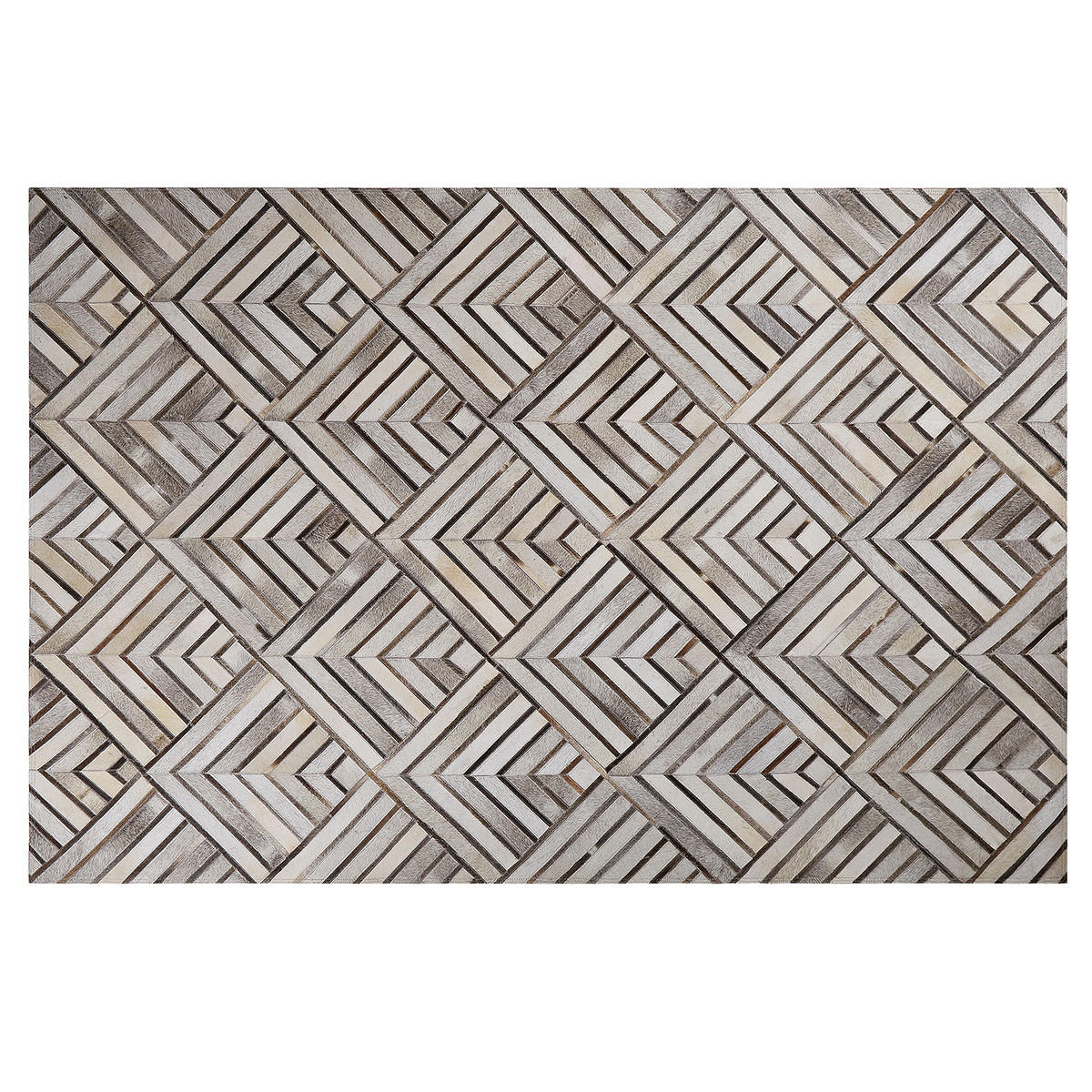 KURZFLOR-TEPPICH Tekir 200/140 cm - Beige, Fell (140/200cm) - Beliani
