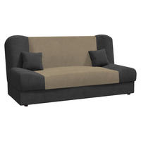 SCHLAFSOFA Jonas Style - Grau, Holz/Textil (195/86/87cm)