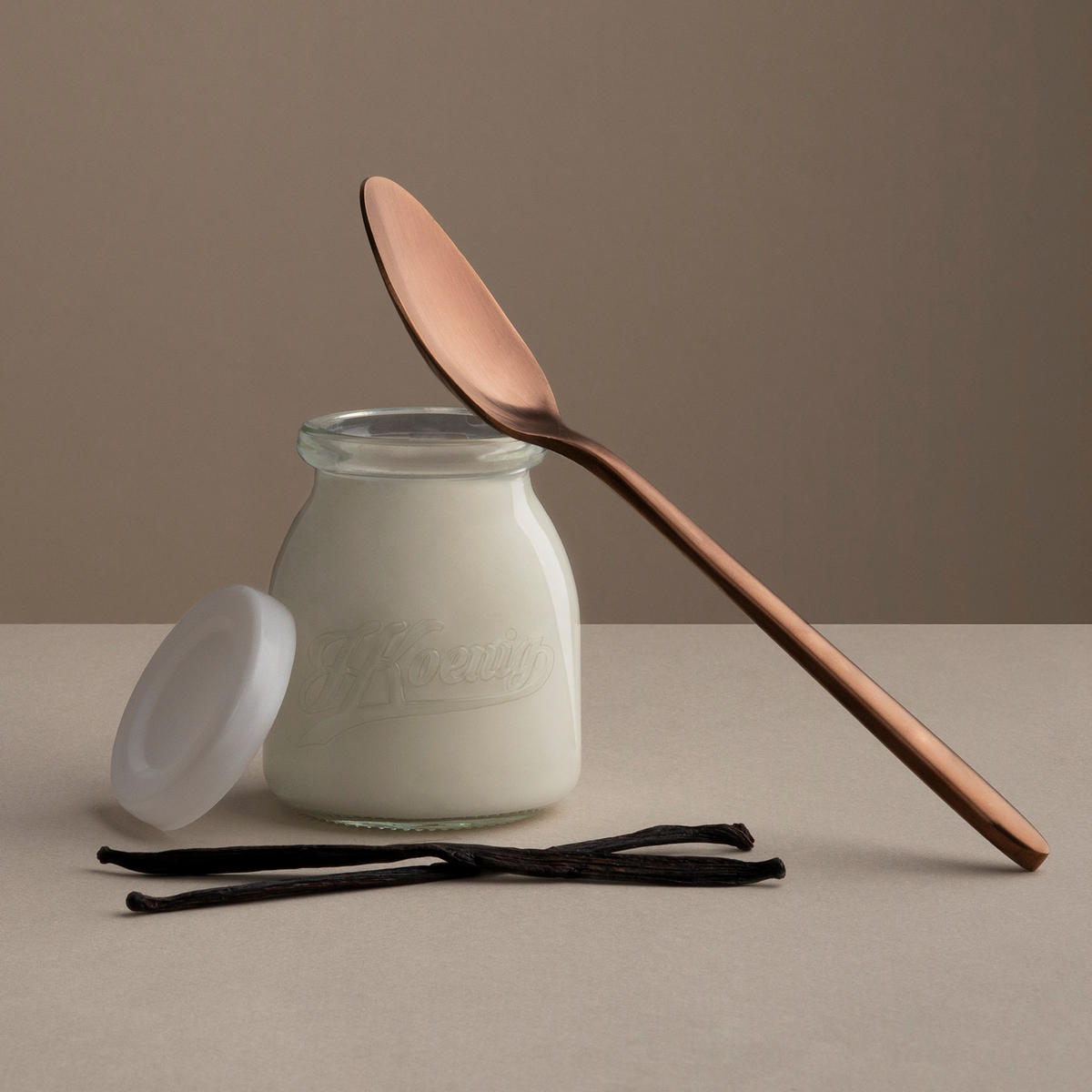 JOGHURTBEREITER ELY70 Grau, 7 Gläser, 1 L, Edelstahl - Silberfarben, Metall (23.5/12.5/23.5cm) - HKoenig