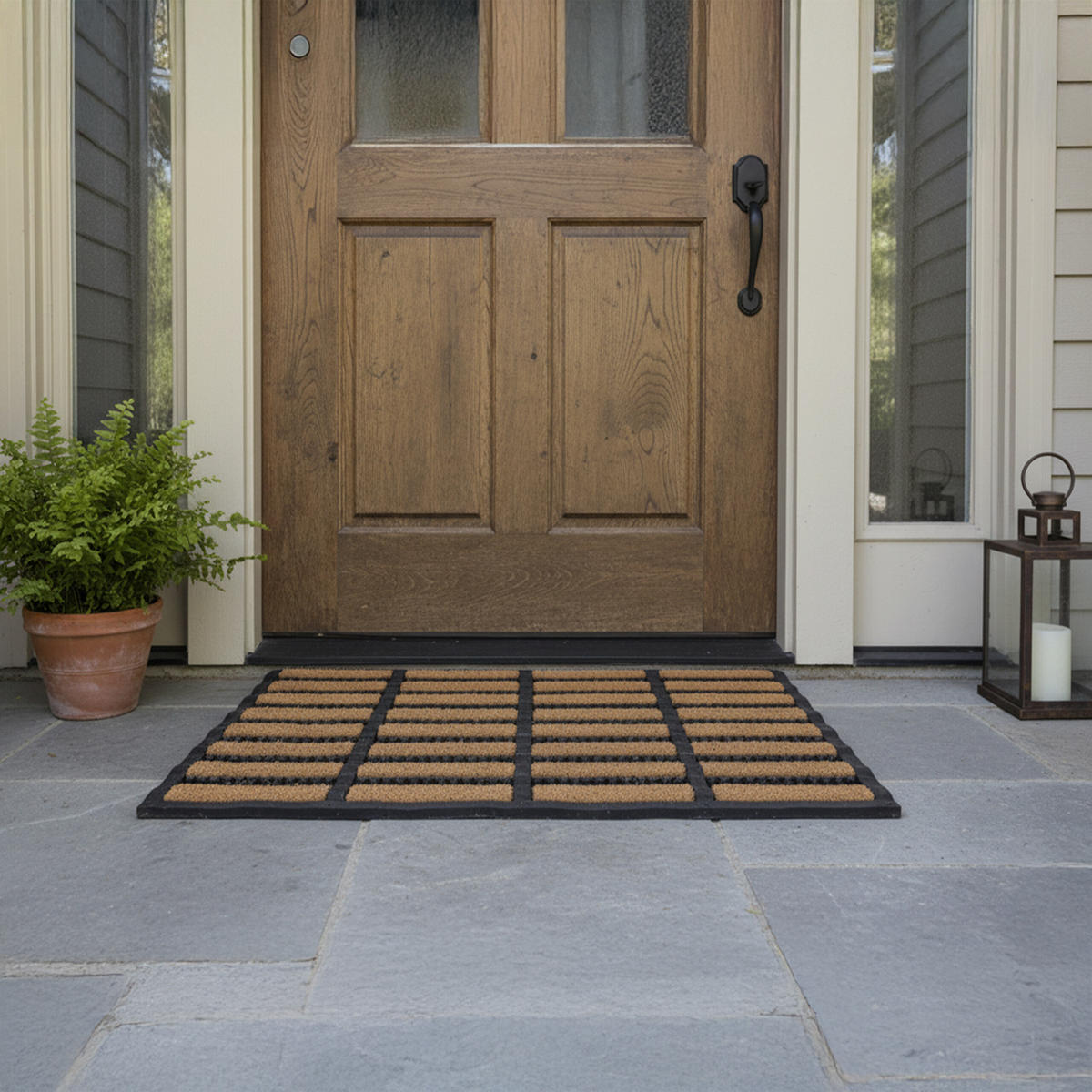 ROHOŽ - viacfarebná, textil/plast (60/40cm) - Relaxdays