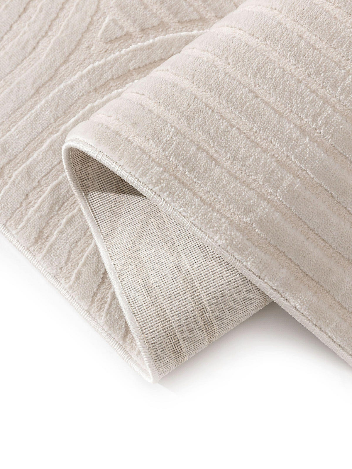 TEPPICH Claire Cream 200x300 cm - Creme, Kunststoff (200/300cm) - benuta