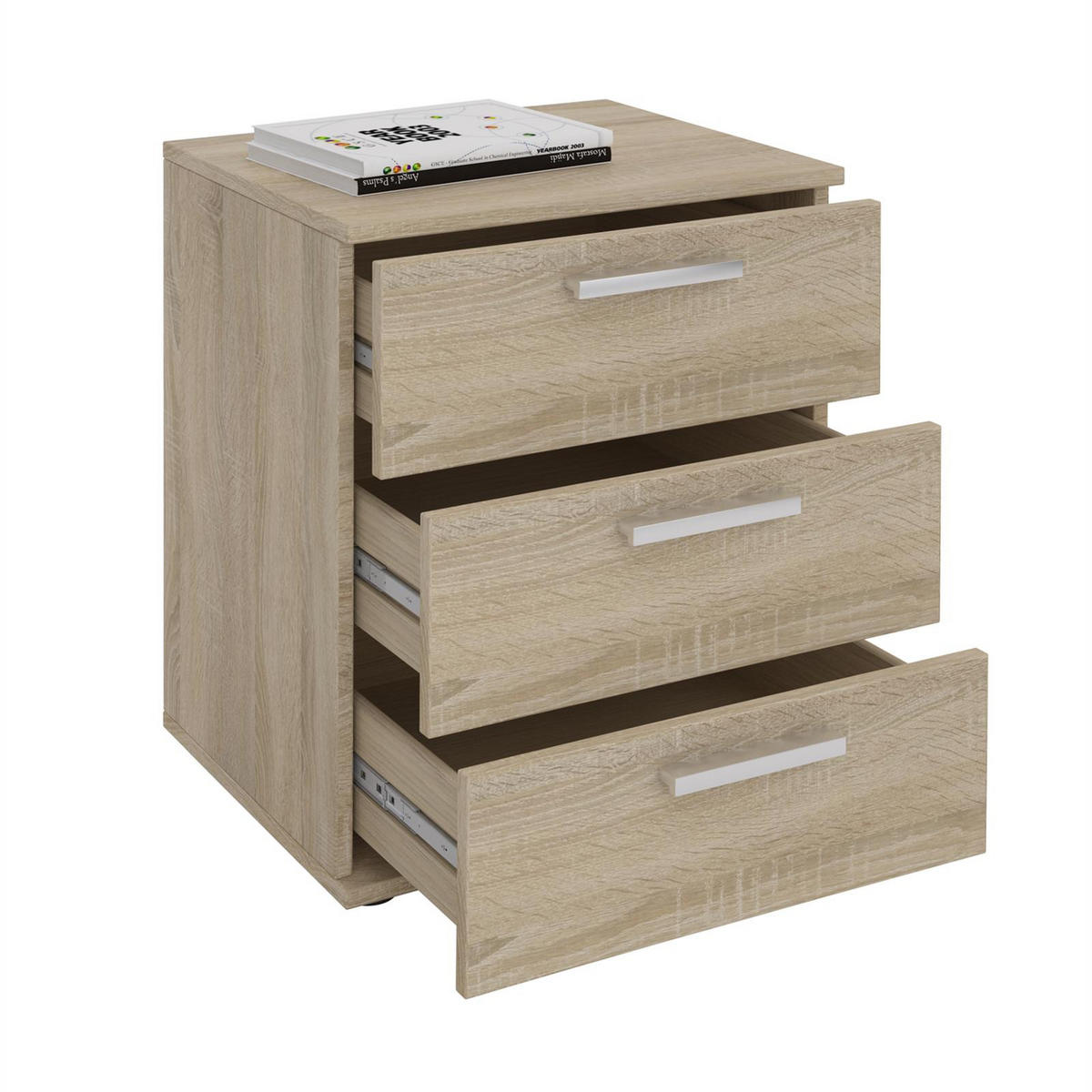 NACHTTISCH MARIELLA - Sonoma Eiche, Holzwerkstoff (45/53/38cm) - CARO-Möbel