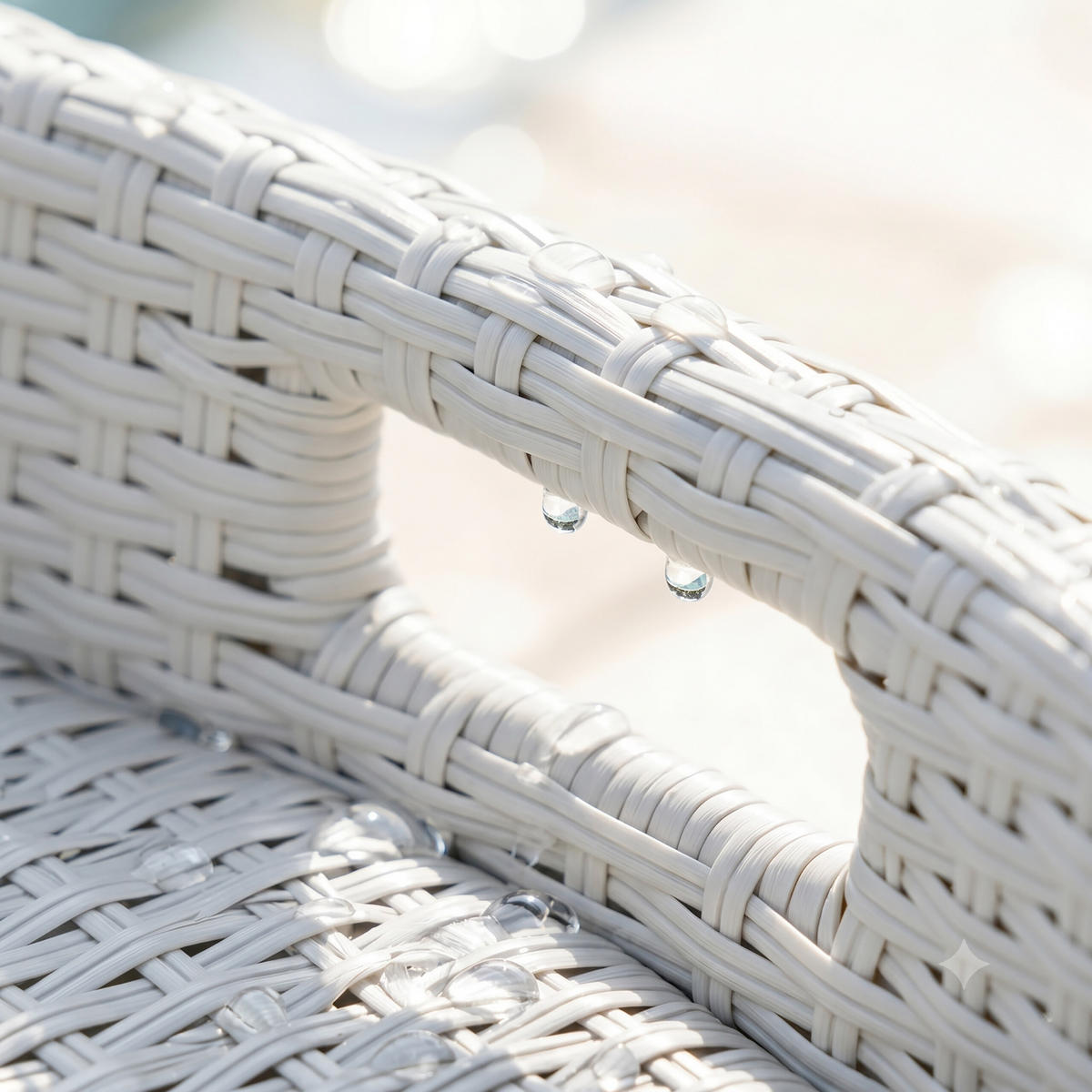 SERVERINGSBRICKA Vit flytande för pool hjärtform PE rotting 60x60 cm - Vit, Textil/Metall (60/20/60cm) - Relaxdays