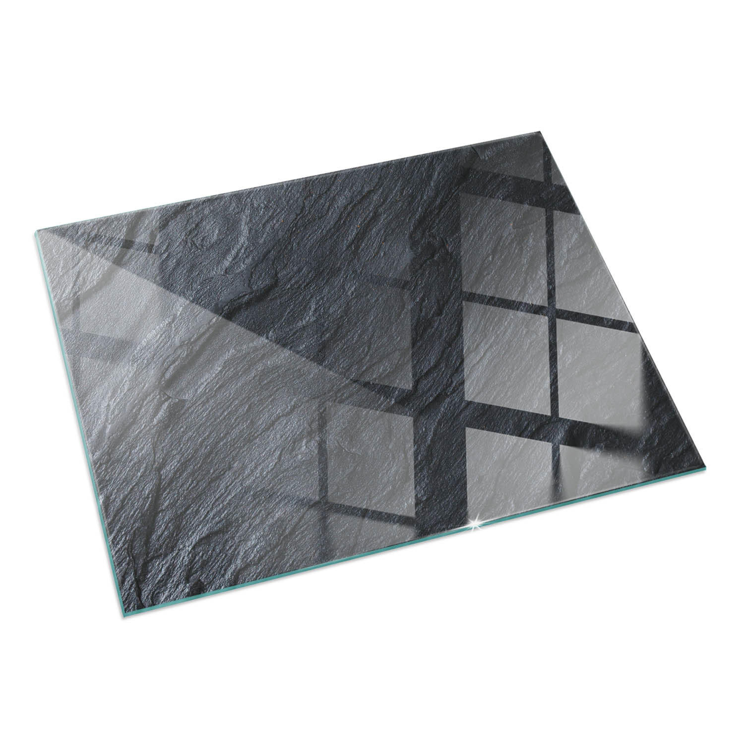 ArtPrintCave Glasplatte Schwarz 60x40x0.4 cm