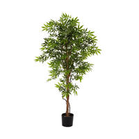 KUNSTBAUM Künstlicher Japanischer Ahorn - Ottilie 210 cm - Grün, Kunststoff (210cm) - aplanta