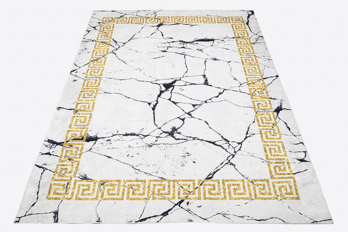 TEPPICH TOSCANA Weiß 80/150 cm - Weiß, Textil (80/150cm) - Tapiso