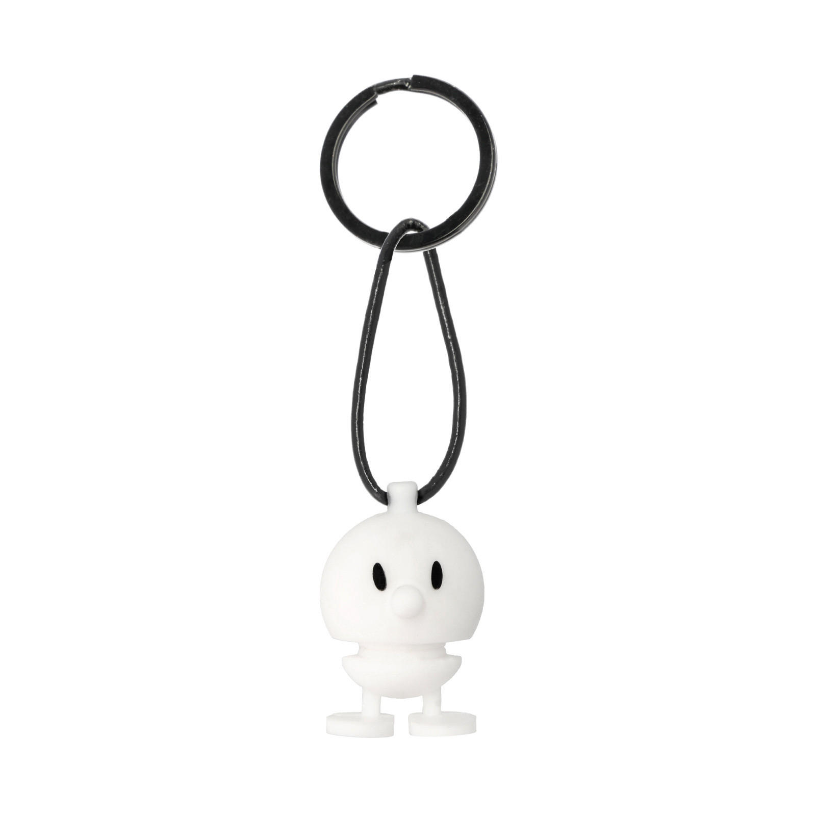 SCHLÜSSELANHÄNGER Bumble weiß 3 x 1,5 cm - Weiß, Kunststoff (1.5/3/1.5cm) - Hoptimist