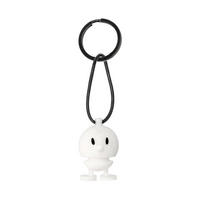 SCHLÜSSELANHÄNGER Bumble weiß 3 x 1,5 cm - Weiß, Kunststoff (1.5/3/1.5cm) - Hoptimist