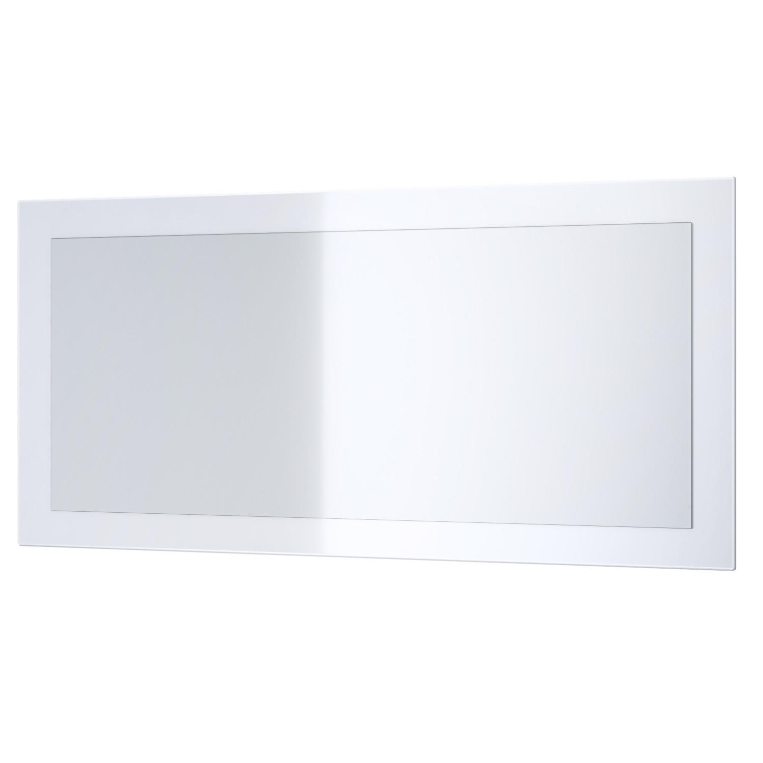 SPIEGEL Lima Weiß Hochglanz - Weiß Hochglanz, Holzwerkstoff (89/45/2cm) - Vladon