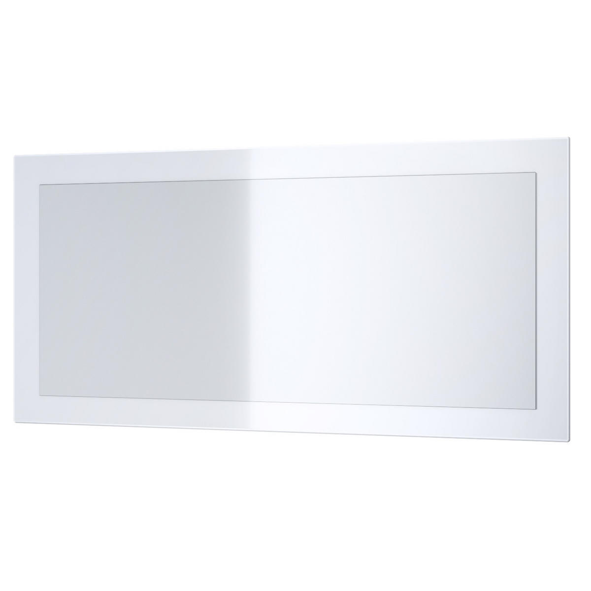 SPIEGEL Lima Weiß Hochglanz - Weiß Hochglanz, Holzwerkstoff (89/45/2cm) - Vladon