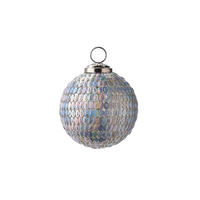 WEIHNACHTSKUGEL Seoul, Glas, Silber, Ø 7 cm - Silberfarben, Glas (7/1/7cm) - Gift Company