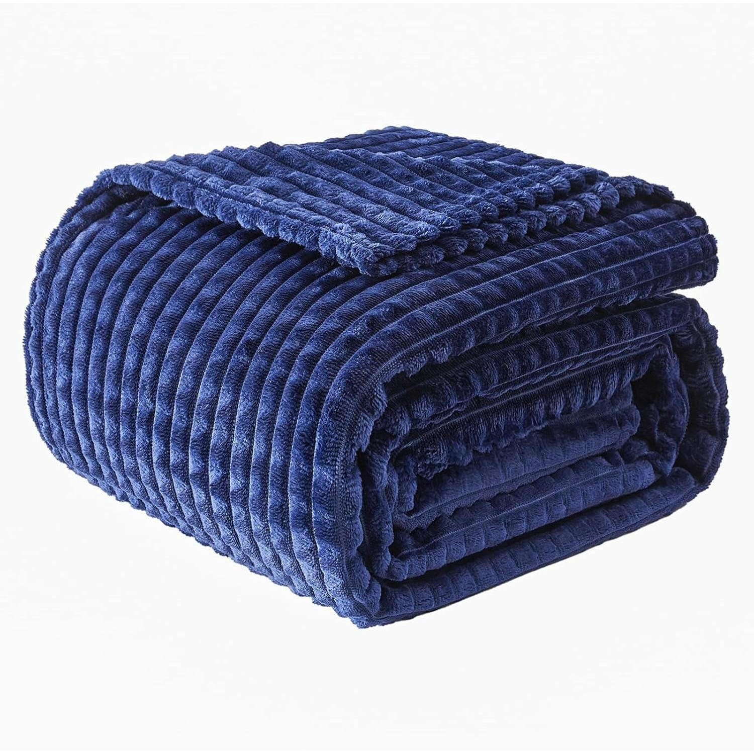 KUSCHELDECKE 150 x 200 cm Marineblau - Dunkelblau, Textil (150/200cm)
