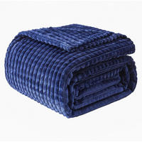 KUSCHELDECKE 150 x 200 cm Marineblau - Dunkelblau, Textil (150/200cm)