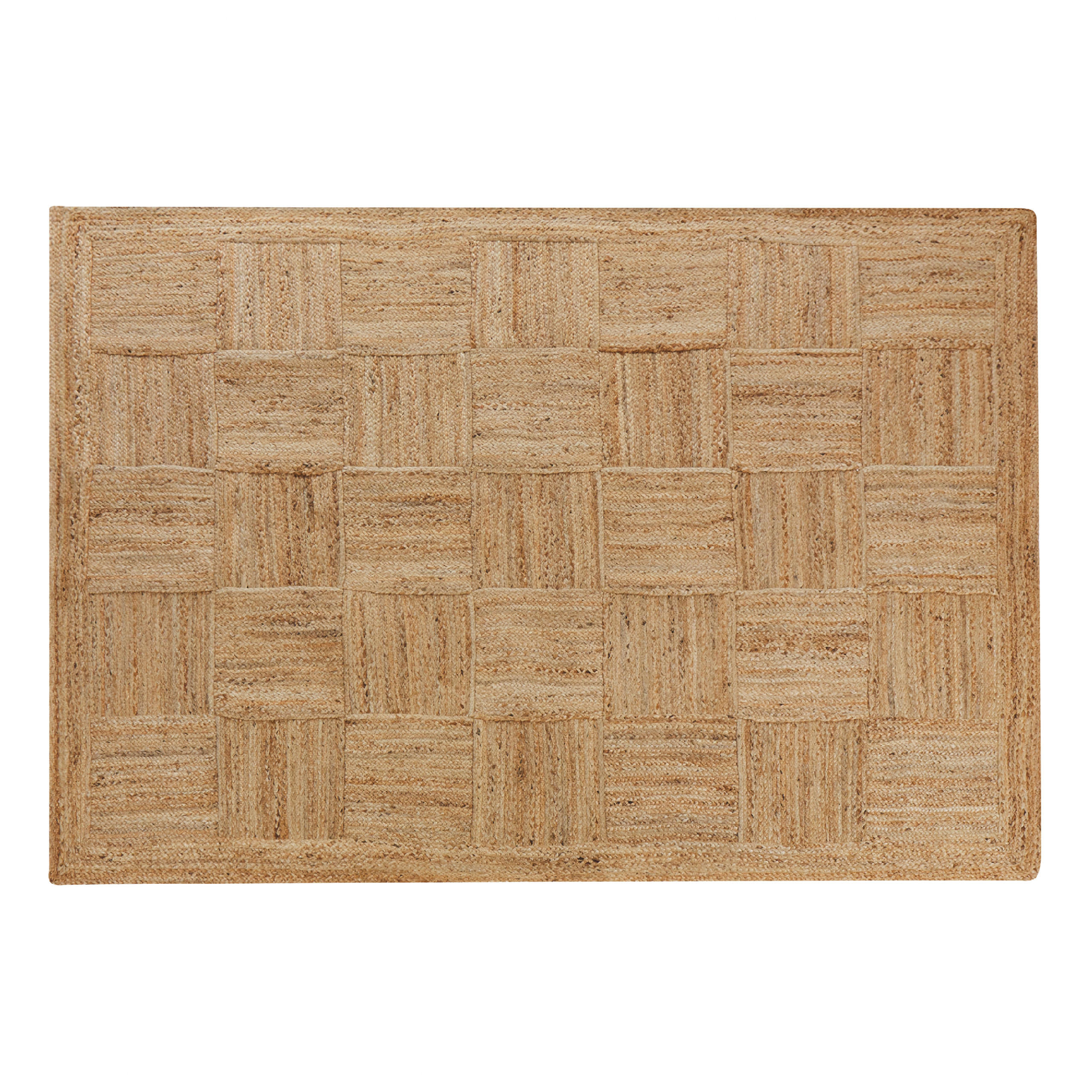 TEPPICH geflochten Beige 160/230 cm Esentepe - Beige, Naturmaterialen (160/230cm) - Beliani