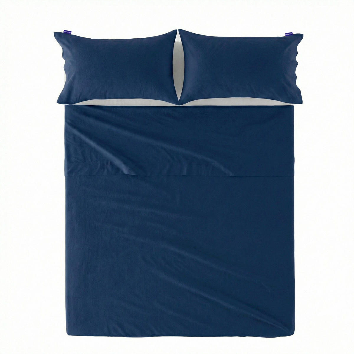OBERLAKEN Basic Dunkelblau 210x270 cm (Komfortgrösse) - Dunkelblau, Textil (210/270cm) - Happy Friday