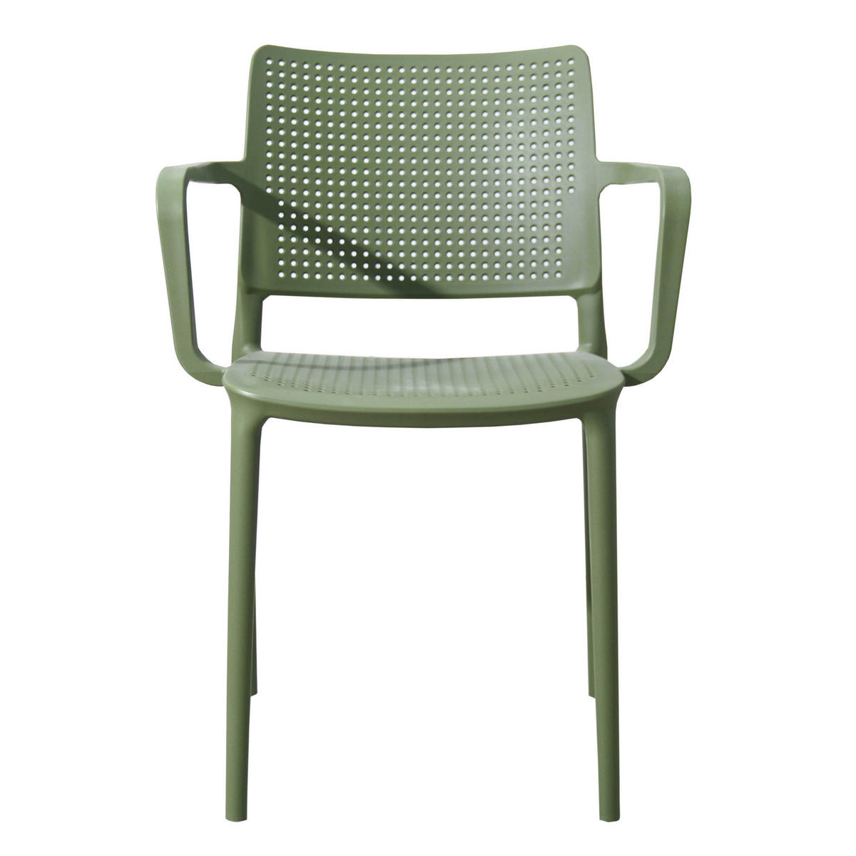 GARTENSTÜHLE 4-tlg., Kaktusgrün - Olivgrün, Textil (42/80/55cm) - Oviala