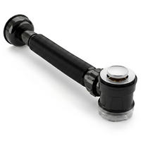 WASCHBECKEN-SIPHON mit Click-Clack-Ablauf Chrom - Schwarz, Kunststoff (6/7.5/39cm) - Akord
