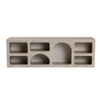 BUFFETSCHRANK ferlis beige - Beige, Holz (40/51/160cm) - Habitat Garten