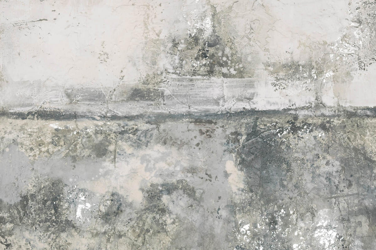 OLEJOMAĽBA 80/120 cm, Zvieratá - sivá, drevo/textil (80/120cm) - KUNSTLOFT