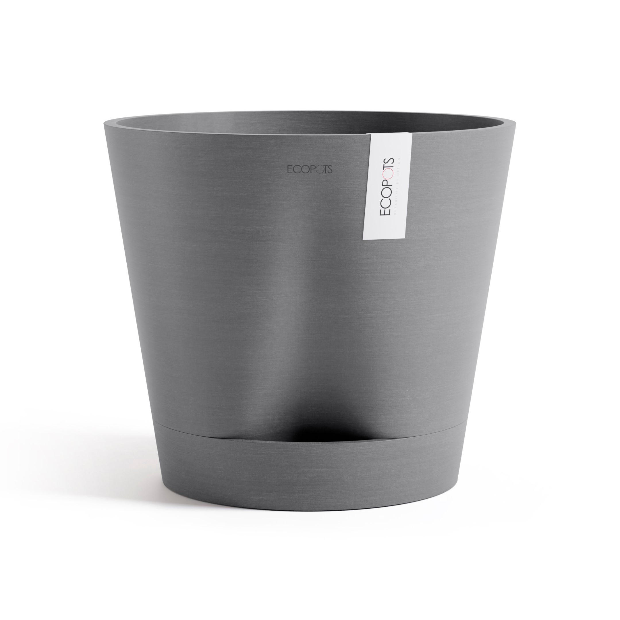Ecopots Blumentopf Grau 35.7 cm