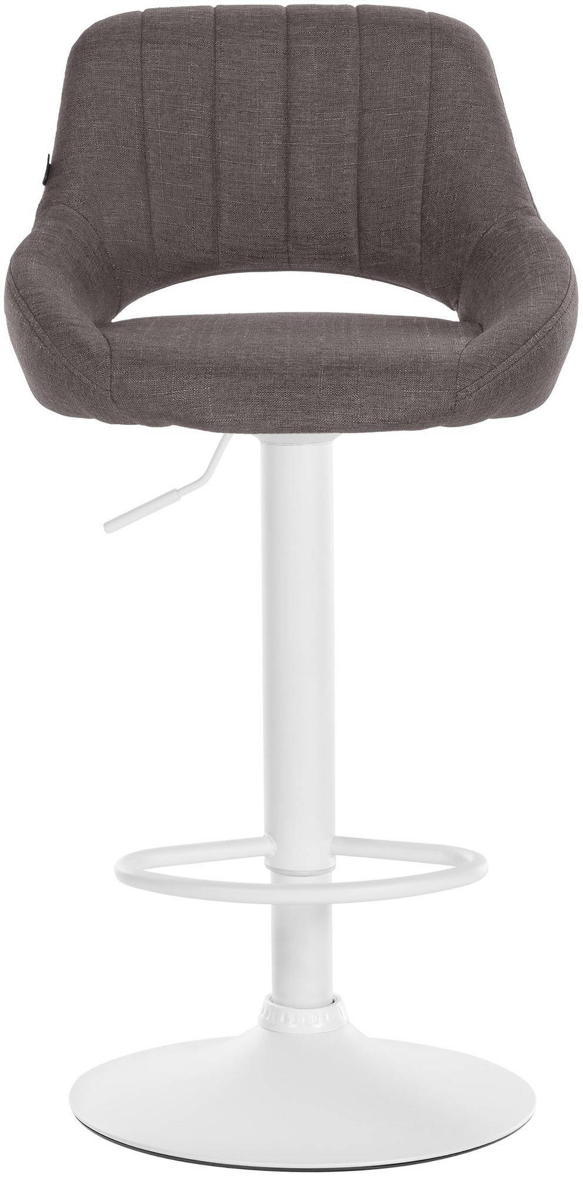 BARHOCKER Milet 85x47x48 cm dunkelgrau - Dunkelgrau, Textil (47/85/48cm) - furnicato