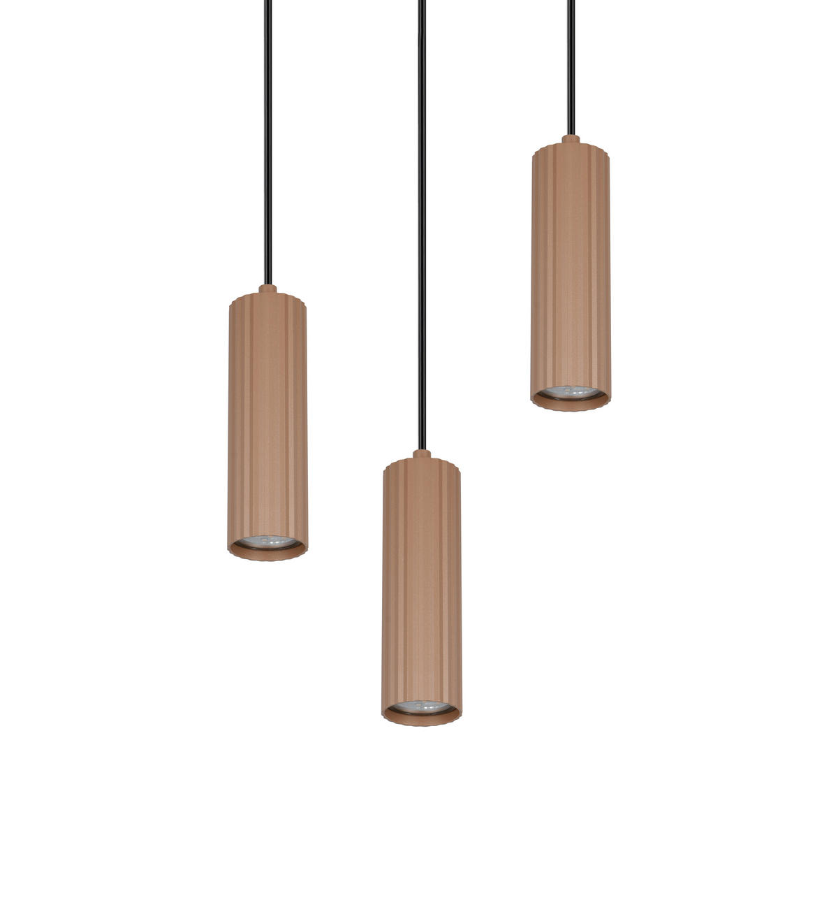 HÄNGELAMPE SOKA - Braun - 28/28/150 cm - Braun, Metall (28/28/150cm) - Trio Leuchten