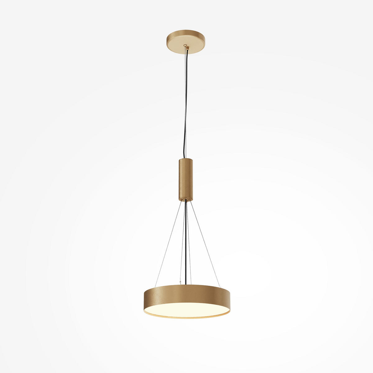 DECKENLEUCHTE Zon - Gold - 30/30/6 cm - Goldfarben, Kunststoff (30/30/6cm) - Maytoni