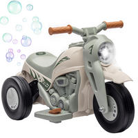 ELEKTRO-MOTORRAD DE-06203 6V mit Musik und Blasen Rot - Creme, Kunststoff/Metall (80/36/43.5cm) - ComfortXL