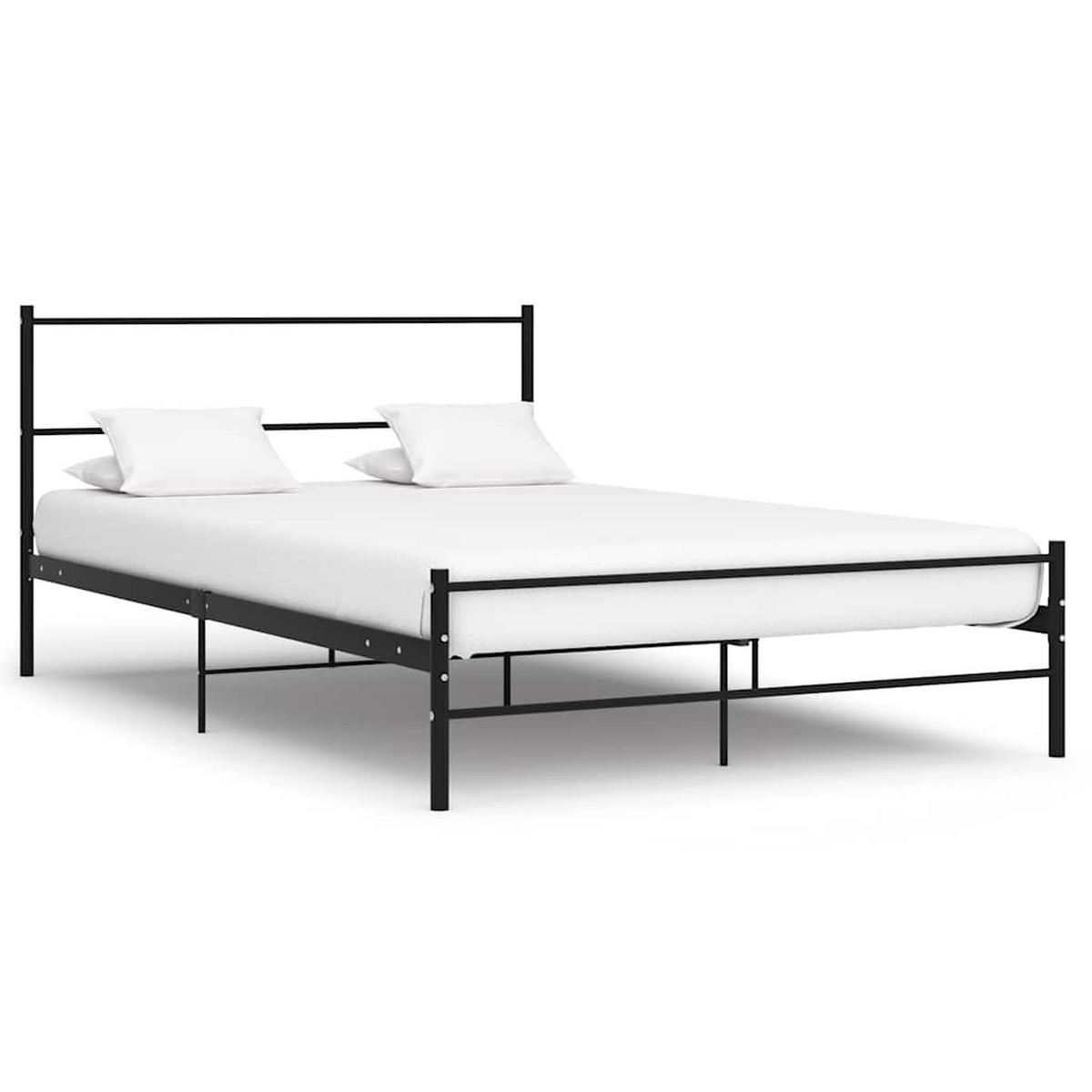 METALLBETT Hurt 167/205 cm - Schwarz, Metall (160/200cm) - Nettlife