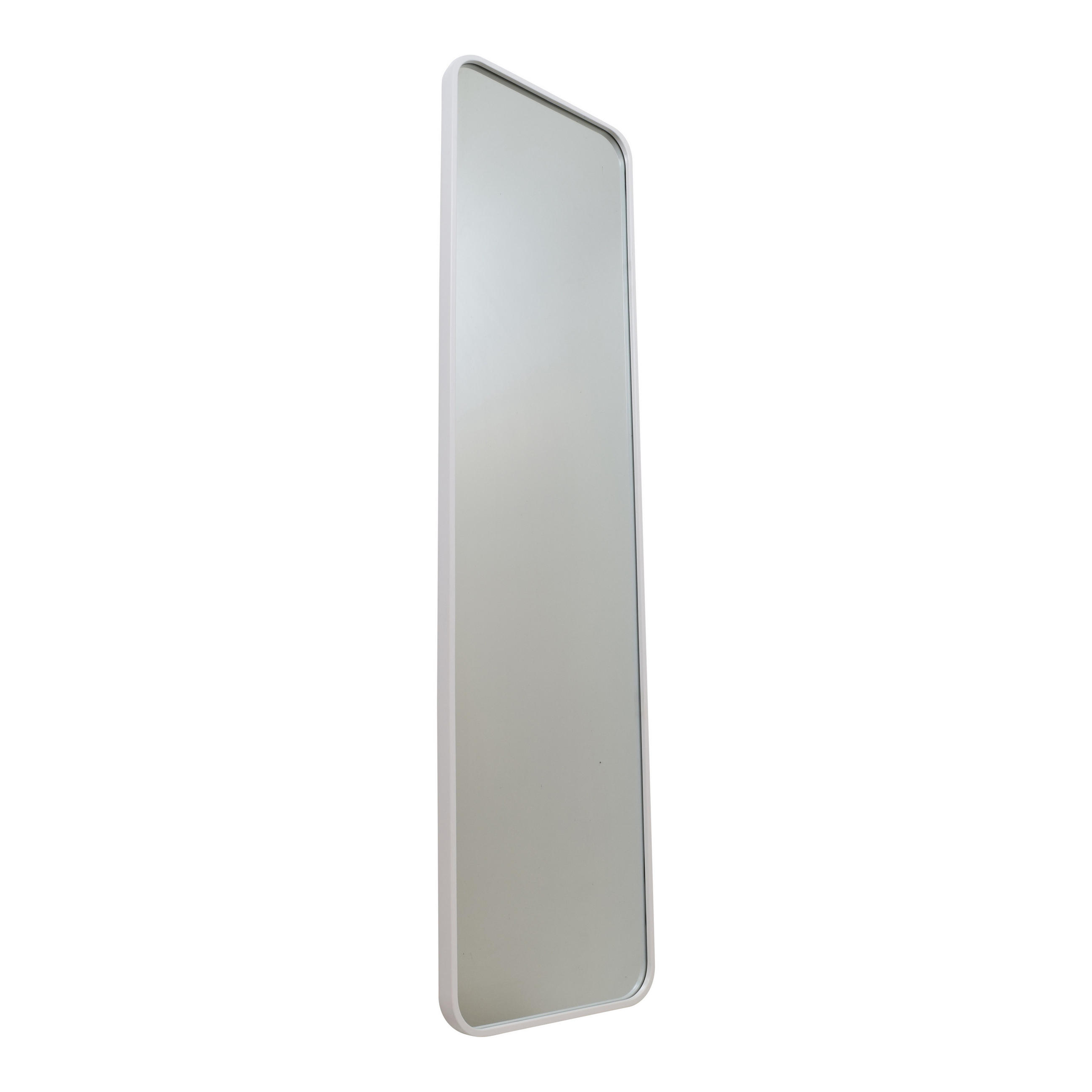 WANDSPIEGEL Boston Weiß - Weiß, Metall (40/150/4cm) - Fragix