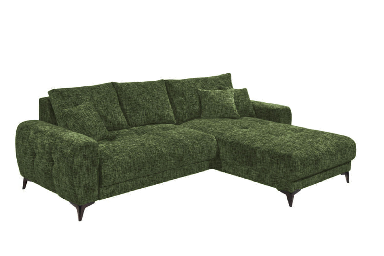 ed exciting design Ecksofa Grün 281x189 cm