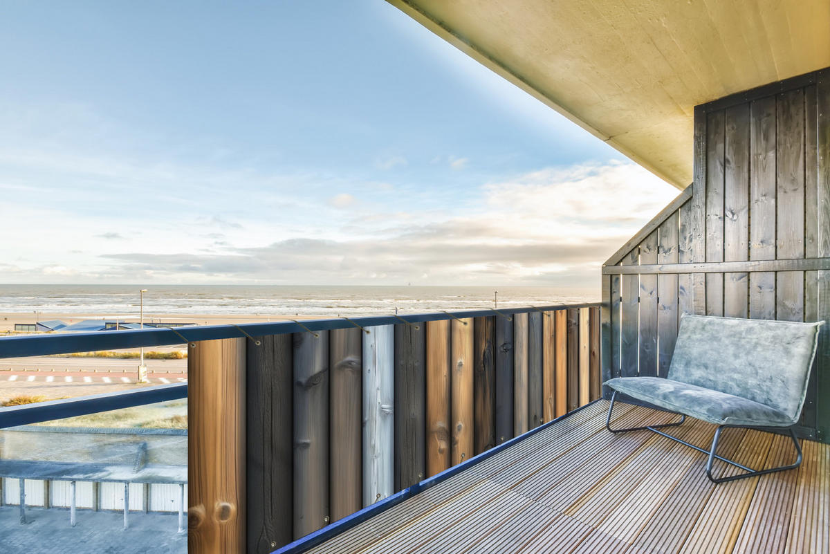 BALKON-SICHTSCHUTZ Holz - Dielen - Gemischt - Teakfarben, Kunststoff (300/85cm) - MuchoWow