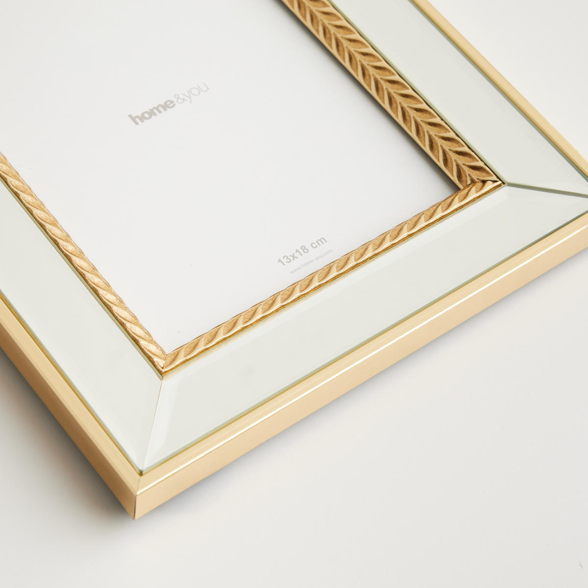 RAHMEN Clorion - Goldfarben, Glas (2/24.5/19.5cm) - home&you