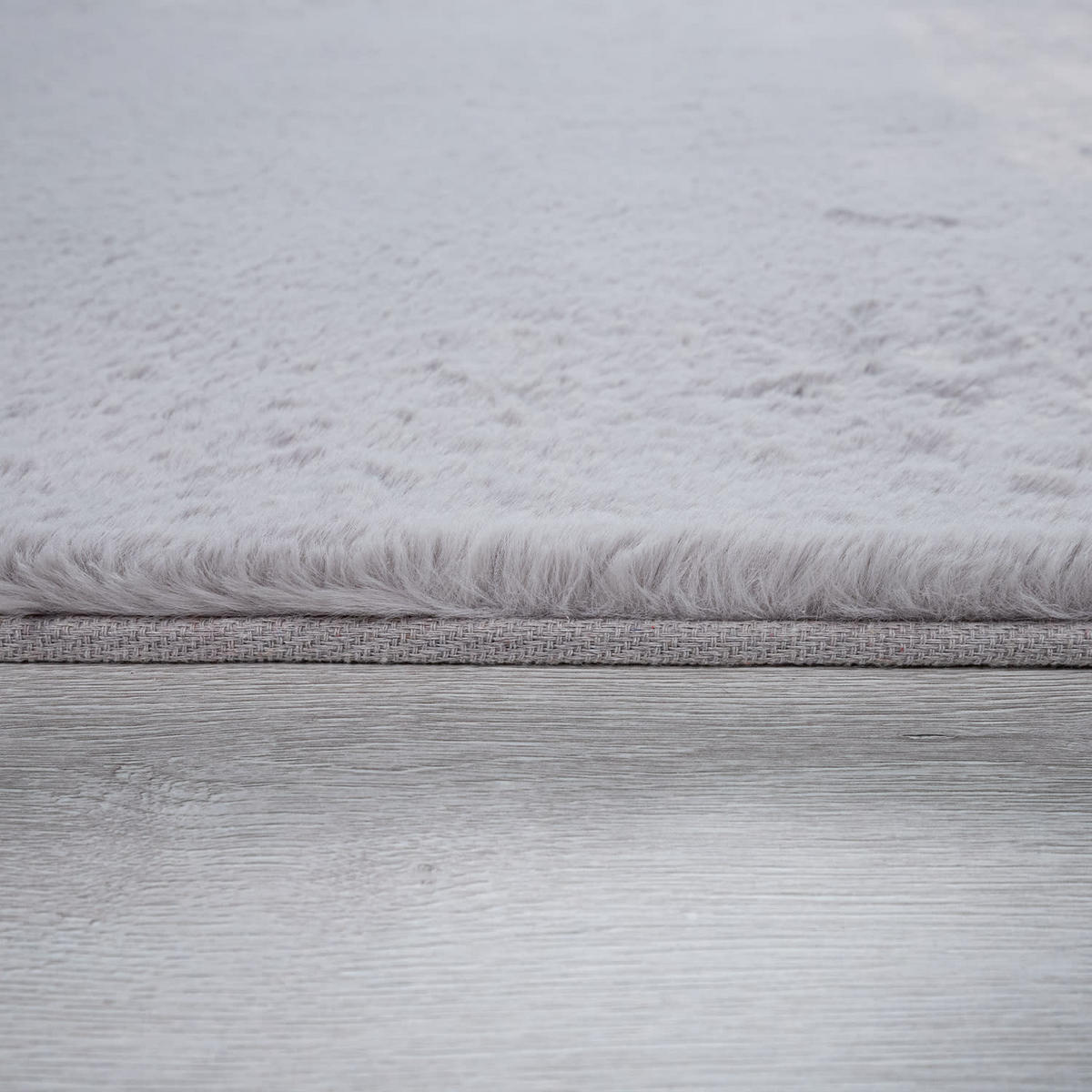 TEPPICH Hochflor Unifarben schmutzabweisend Grau Rechteckig 200x290 - Grau, Textil (200/290cm) - KADIMA DESIGN