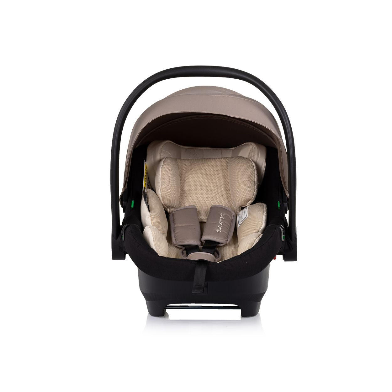 BABYSCHALE SET Isofix Duo Smart Braun Duo Smart i-Size verstellbare Kopfstütze - Braun, Kunststoff (40/58/66cm) - Chipolino