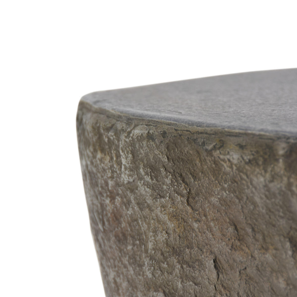 FEUERTISCH Boulder Gasfeuerstelle aus GF-Beton - 4-tlg. Set inkl. Glasumrandung, Brennerabdeckung und Gasflaschen-Abdeckung - Naturfarben, Naturmaterialien (89/41/110cm) - Elementi