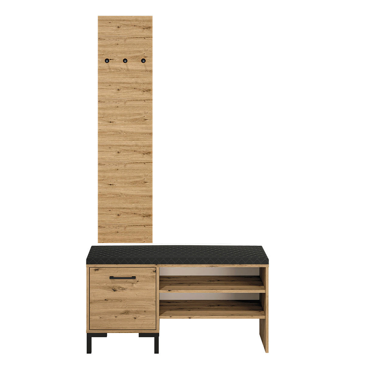 EINGANGSMÖBEL Liora Holz - Braun, Holzwerkstoff (105/54/34cm) - Petits-meubles