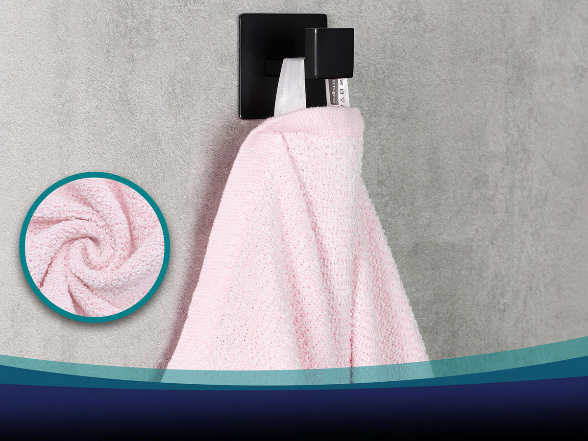 HANDTÜCHER, 10er-Set, 50x100 cm, 70% Baumwolle, 30% Polyester, Rosa - Rosa, Textil (50/100cm) - Zollner