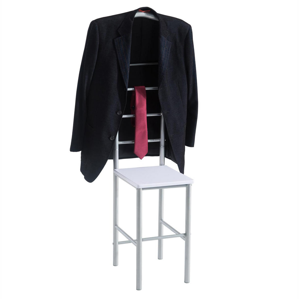 HERRENDIENER JIVO - Weiß, Metall (53/121/47cm) - CARO-Möbel