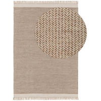 WOLLTEPPICH Kim Beige 80x120 cm - Beige, Textil (80/1cm) - KUNSTLOFT