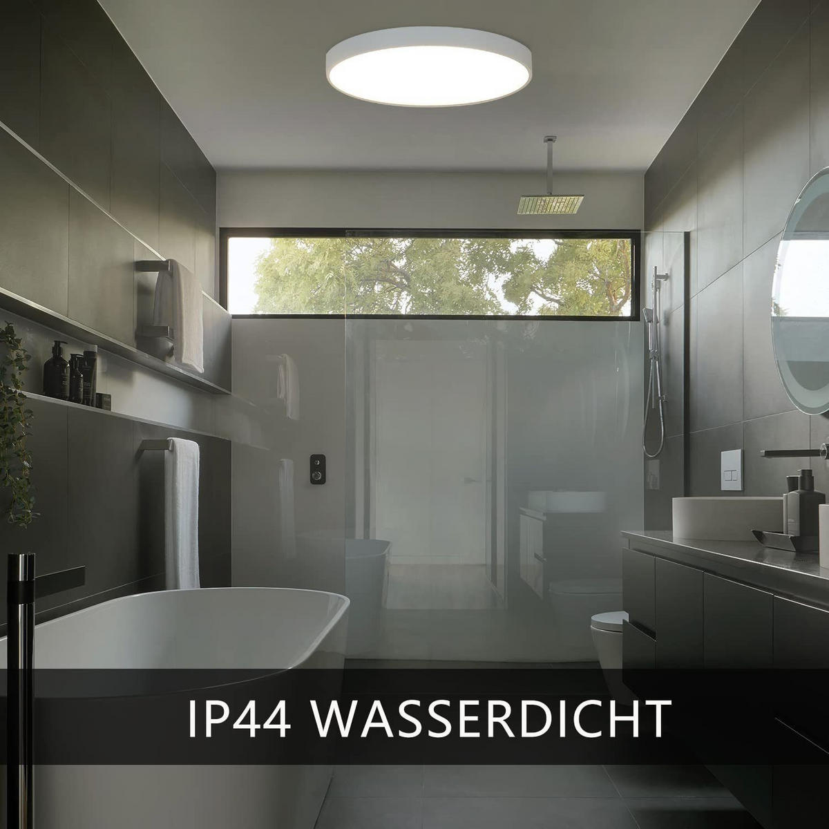 LED-DECKENLEUCHTE Roland 28/28/3 cm - Weiß, Kunststoff (28/28/3cm) - Nettlife