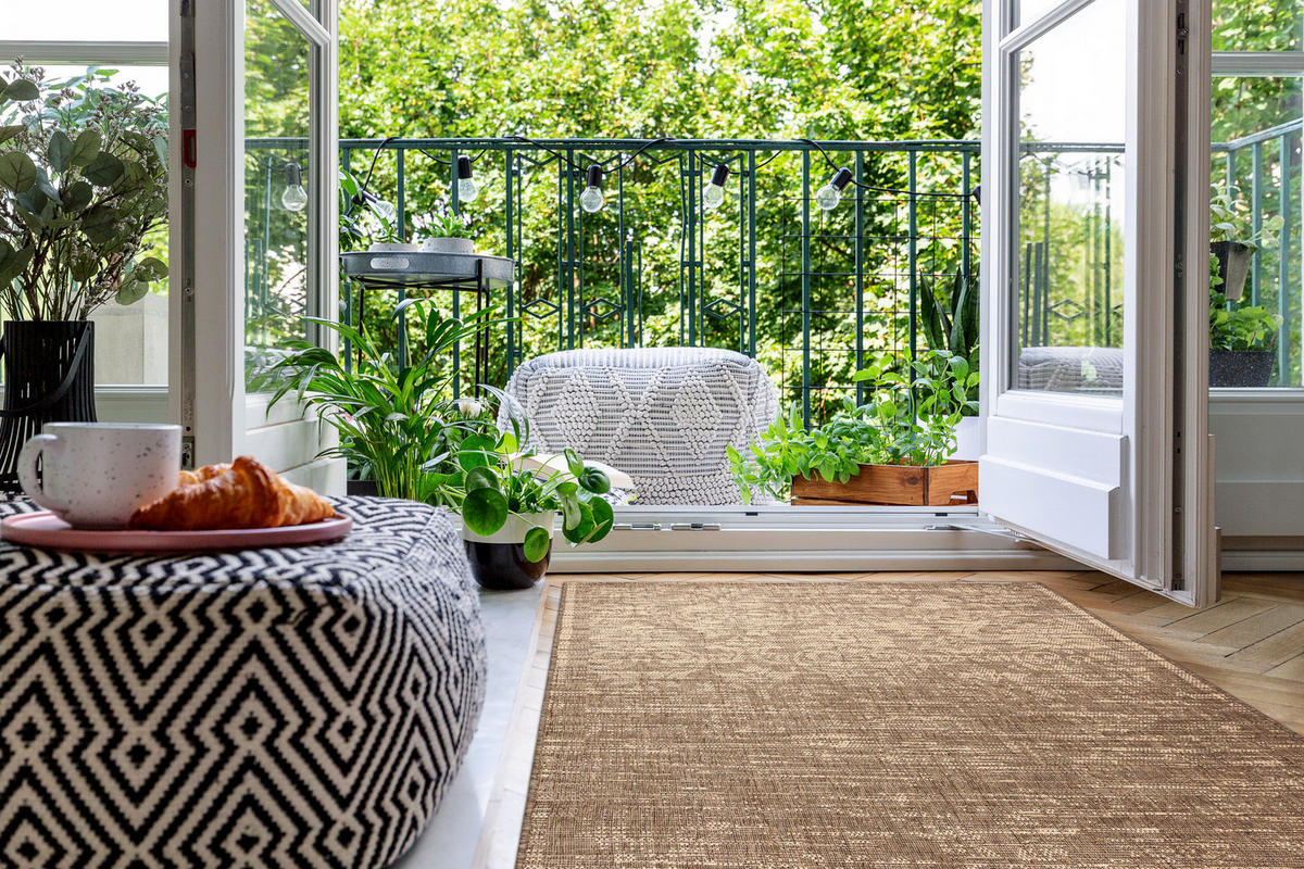 TEPPICH Floorlux 80/150 cm - Braun, Textil (80/150cm) - rugsX