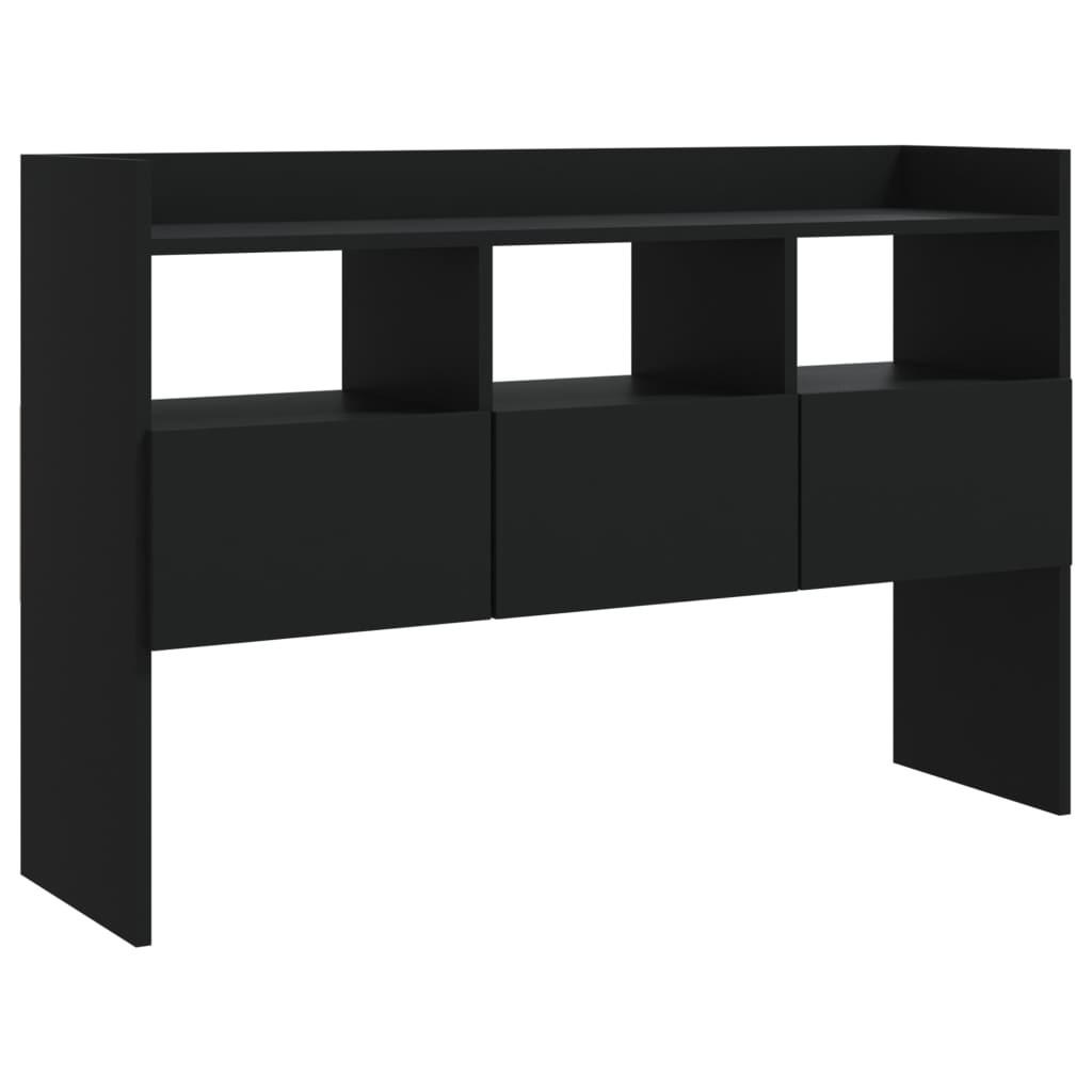 vidaXL Sideboard Schwarz 105x70x30 cm